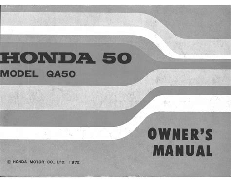 [UniqueID] - Download honda-qa50-service-manual-pdf Doc - Download
